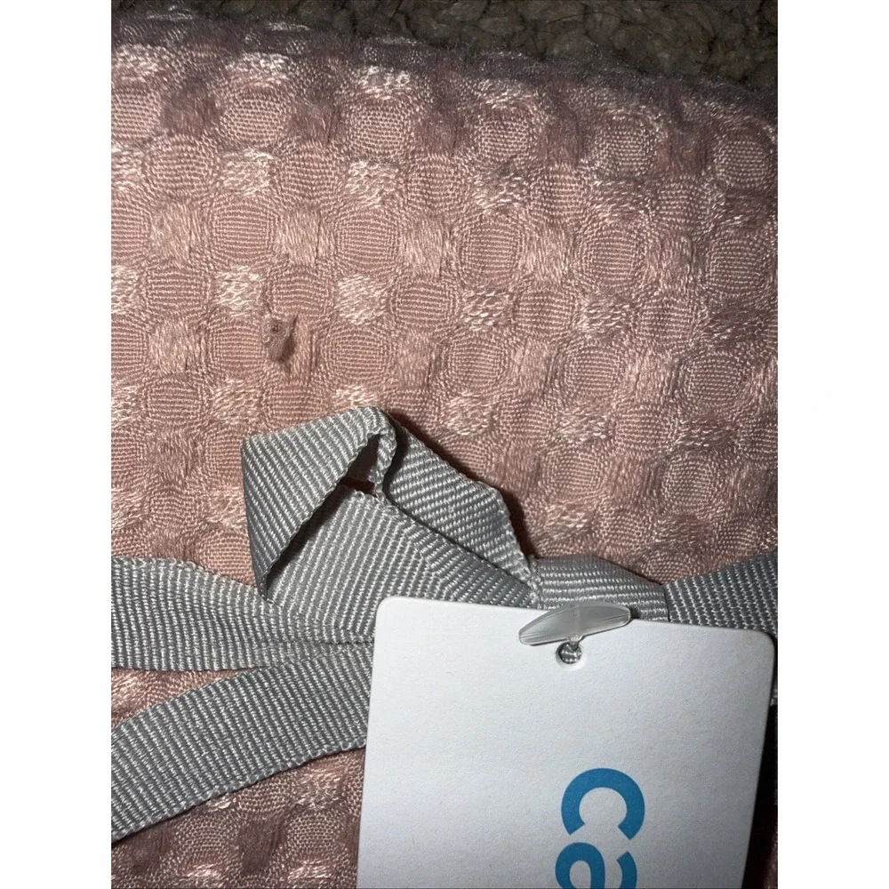 Carter's Thermal Waffle Weave Woven Baby Blanket Satin Trim 30x40